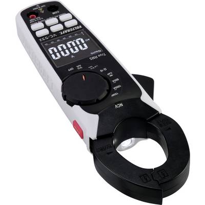 Digitaal spanningmeettoestel met klemesensor en display. Gebruikt voor het meten van elektrische spanningen en stromen.