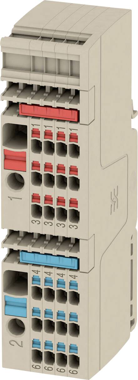 Weidmüller 2506340000 Verdeler-serieklem 24.5 mm Spanveer Beige 1 stuk(s) Piece