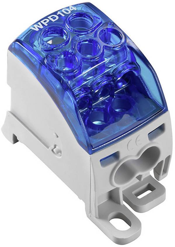 Weidmüller 2518250000 Verdeelblok  Schroeven  Blauw, Transparant 1 stuk(s)