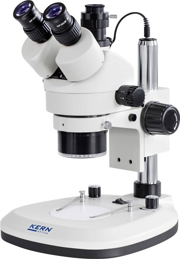Kern OZL 466 OZL466 Stereomicroscoop Trinoculair 45 x Opvallend licht, Doorvallend licht