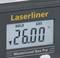 Een digitale hellingmeter van Laserliner toont een meetwaarde van 26,00 graden. Modelnaam: MasterLevel Box Pro.