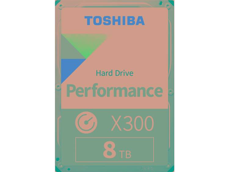 Toshiba HDWF180UZSVA Harde schijf (3.5 inch) 8 TB X300 Bulk SATA III