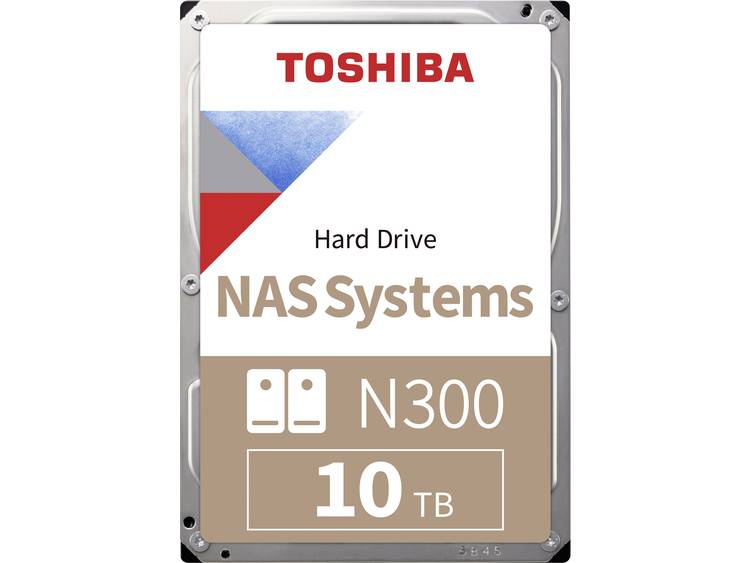 Toshiba HDWG11AUZSVA NAS harde schijf (3.5 inch) 10 TB N300 Bulk SATA III