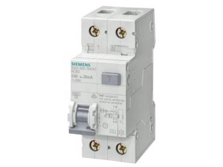 Siemens 5SU13560KK40 Aardlekschakelaar-zekeringautomaat 40 A 0.03 A 230 V