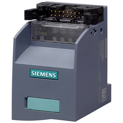 Siemens-industrieapparaat in grijze kleur met aansluitingen aan de bovenzijde. Bedrijfslogo 'Siemens' op de voorkant.