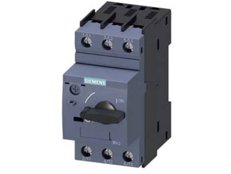 Vermogensschakelaar 1 stuks Siemens 3RV2411-0HA10 Instelbereik (stroomsterkte): 0.55 0.8 A Schakelsp