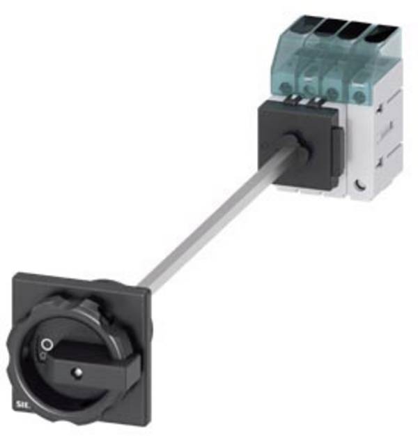Lastscheidingsschakelaar Zwart 4-polig 16 mm² 25 A 690 V/AC Siemens 3LD31480TL51