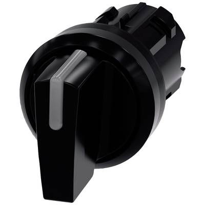 Siemens 3SU10022BP100AA0 3SU1002-2BP10-0AA0 Knevelschakelaar Knevel Zwart 2 x 45 ° 1 stuk(s)