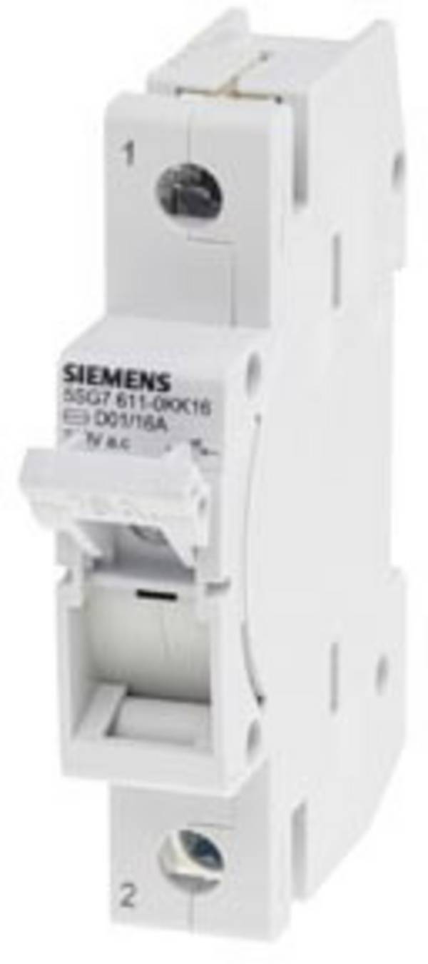 Siemens 5SG76110KK16 Lastscheidingsschakelaar voor zekering   Afmeting zekering : D01  16 A  230 V 1 stuk(s)