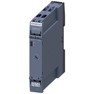 Siemens Sirius tijdrelais, grijs, met bedieningselementen aan de voorkant. Modelnummer '3RP2511-1AW30' zichtbaar.