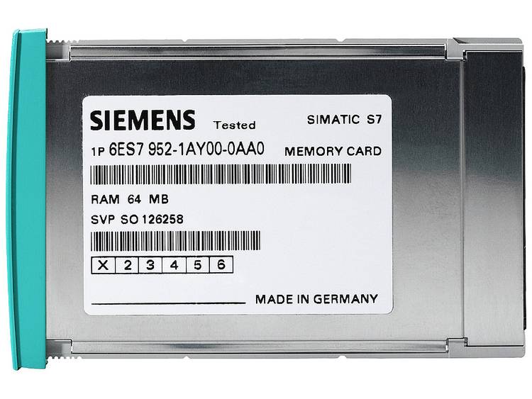 Siemens 6ES7952-1AY00-0AA0 PLC-geheugenkaart 6ES79521AY000AA0