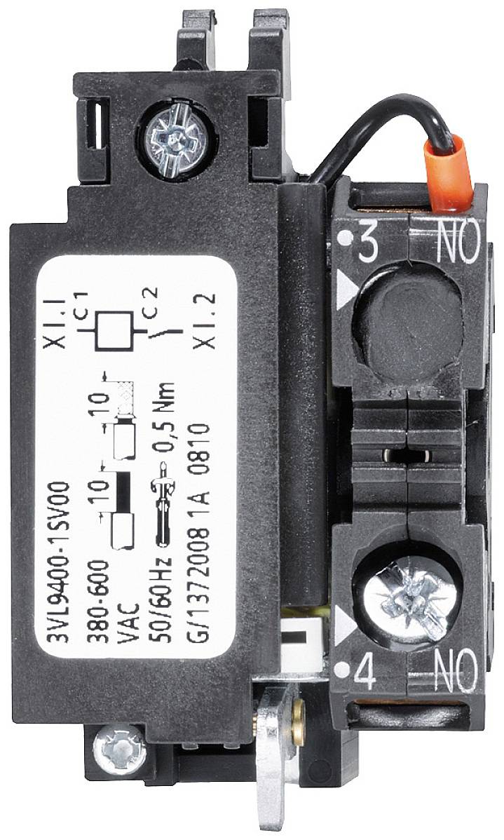 Siemens 3VL9800-1SR00 Accessoire voor vermogensschakelaar 1 stuk(s) Schakelspanning (max.): 127 V/AC-1