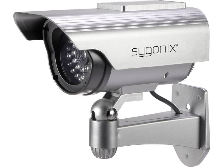 Dummy-camera met solarmodule, met knipperende LED Sygonix SY-3420674