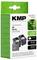 Doos met KMP-vervangende inktpatronen voor HP 301XL, bevat twee zwarte cartridges. Milieuvriendelijk, met nadruk op CO2-besparing.
