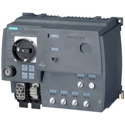 Industrieel schakeltoestel van Siemens, model SIRIUS M200D, met verschillende schakelaars, aansluitingen en bedieningsknoppen aan de voorzijde.
