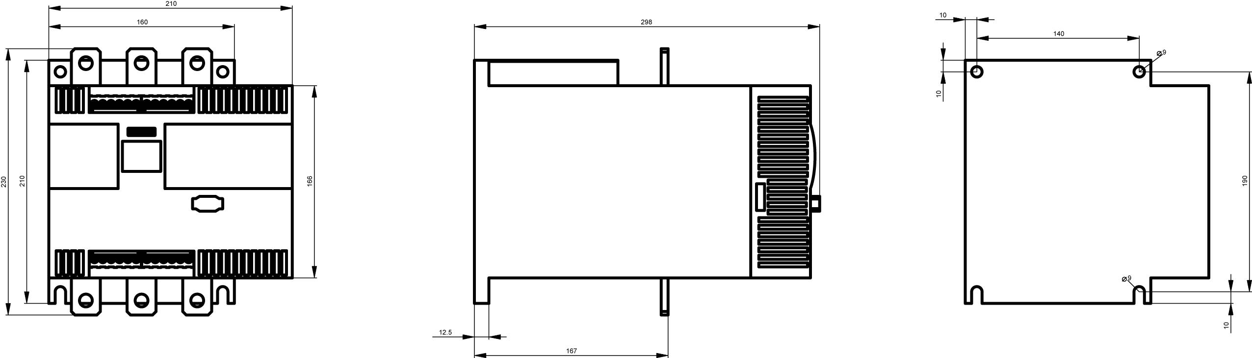 Siemens 3RW4444-6BC36 Softstarter Motorvermogen bij 400 V 132 kW 690 V Nominale stroom 250 A-2