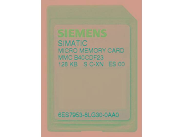 Siemens PLC geheugenkaart