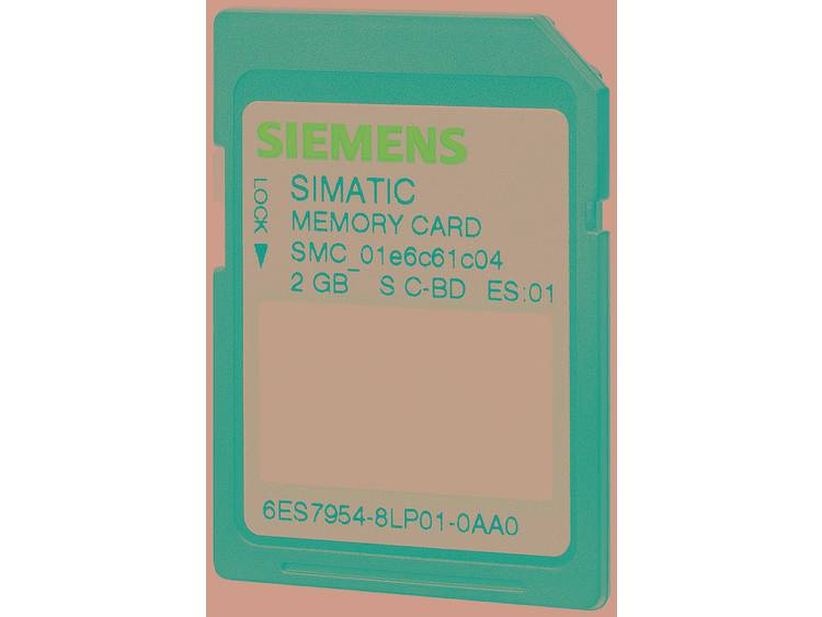 Siemens PLC geheugenkaart