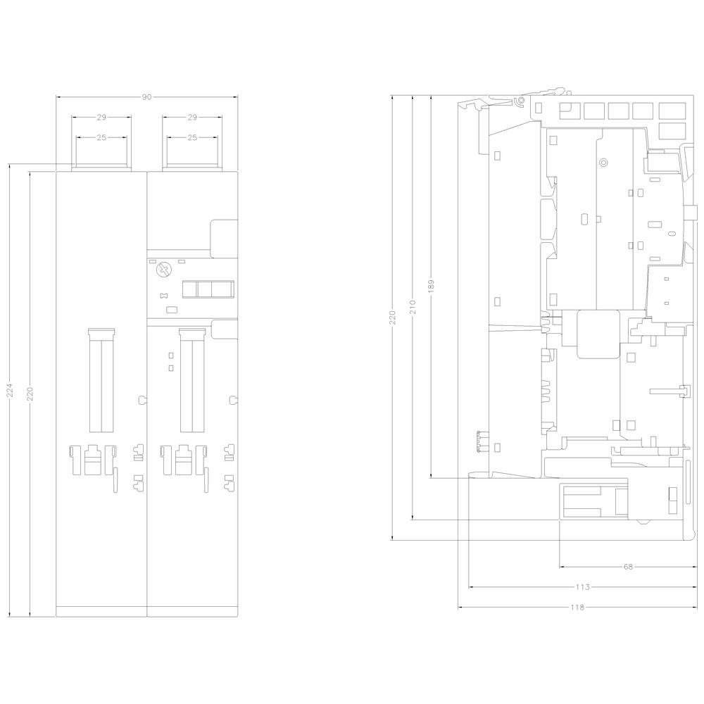Siemens 3RK1301-0FB00-0AA2 Motorstarter Motorvermogen bij 400 V 0.12 kW 400 V-2
