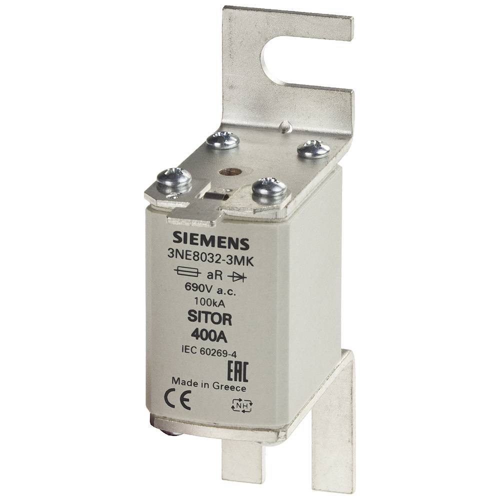 Siemens 3NE80323MK Zekeringsinzetstuk Afmeting zekering : 0 400 A 690 V 3 stuk(s)