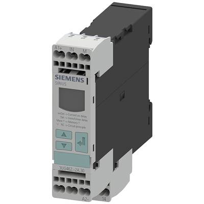 Grijs elektronisch apparaat van Siemens, model SIRIUS, met verschillende aansluitingen en toetsen voor besturings- en automatiseringstaken.