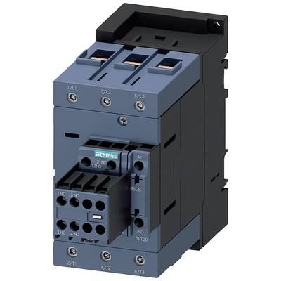 Een elektrische schakelaar met drie blauwe en zwarte aansluitklemmen voor de besturing van elektrische stroomcircuits in industriële toepassingen.