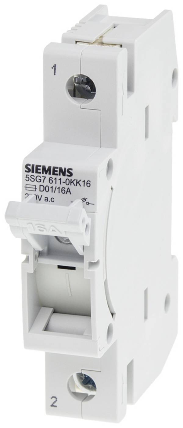 Siemens 5SG76110KK10 Lastscheidingsschakelaar voor zekering   Afmeting zekering : D01  10 A  230 V 12 stuk(s)