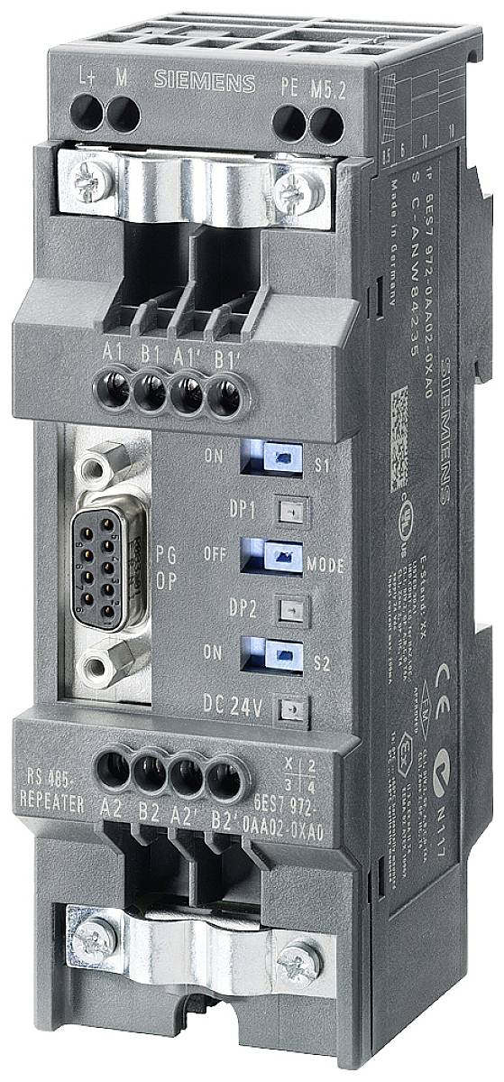 SIEMENS 6ES7972-0AA02-0XA0 Automatiseringsmodule: repeater - 1 stuk-1