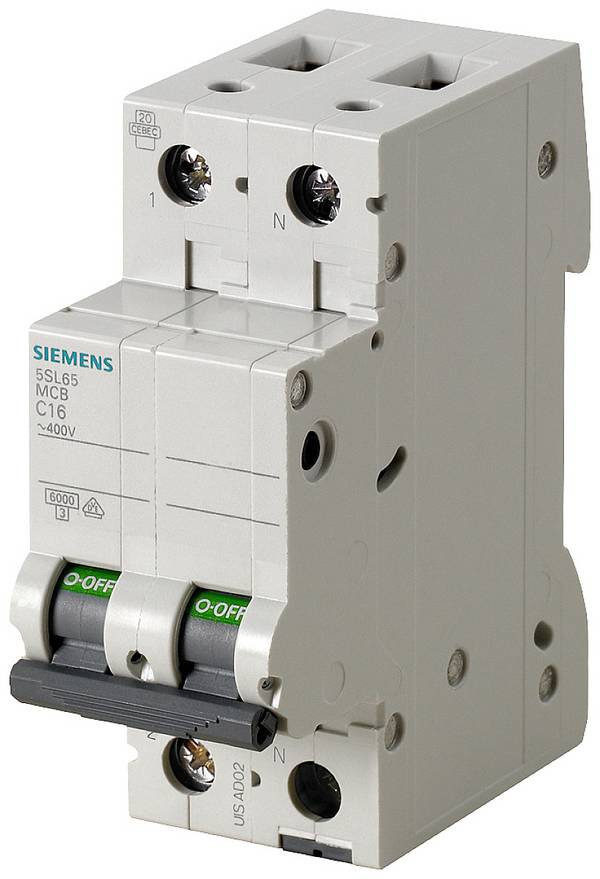 Siemens 5SL65067 5SL6506-7 Zekeringautomaat 6 A 230 V