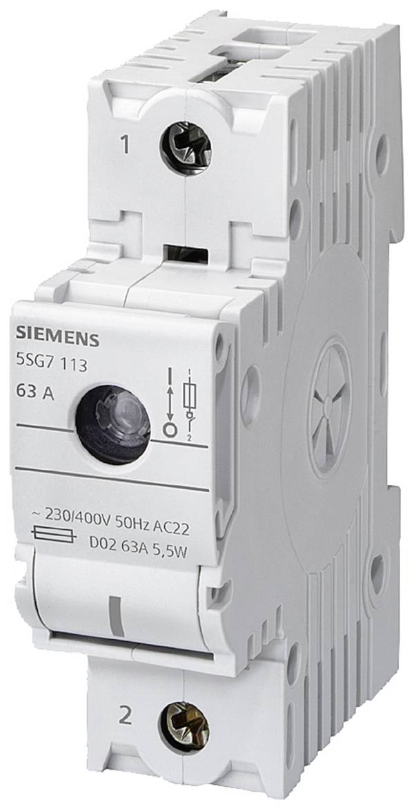 Siemens 5SG7113 Lastscheidingsschakelaar   Afmeting zekering : D02  63 A  230 V 1 stuk(s)