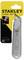 Stanley Universalmesser Classic 199 met gele verpakking. Mes in zilverkleurige uitvoering, toont lemmet en houder.
