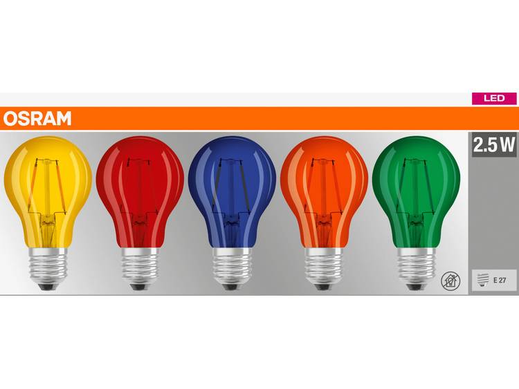 OSRAM LED-lamp Energielabel: A+ (A++ E) E27 Peer 1.60 W = 15 W (Ã x l) 60 mm x 105 mm 1 stuks