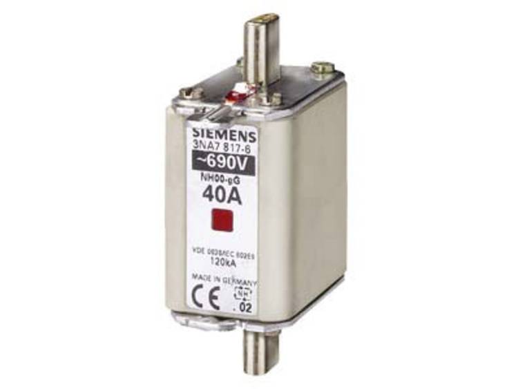 Siemens 3NA78206 Zekeringsinzetstuk Afmeting zekering: 0 50 A 690 V