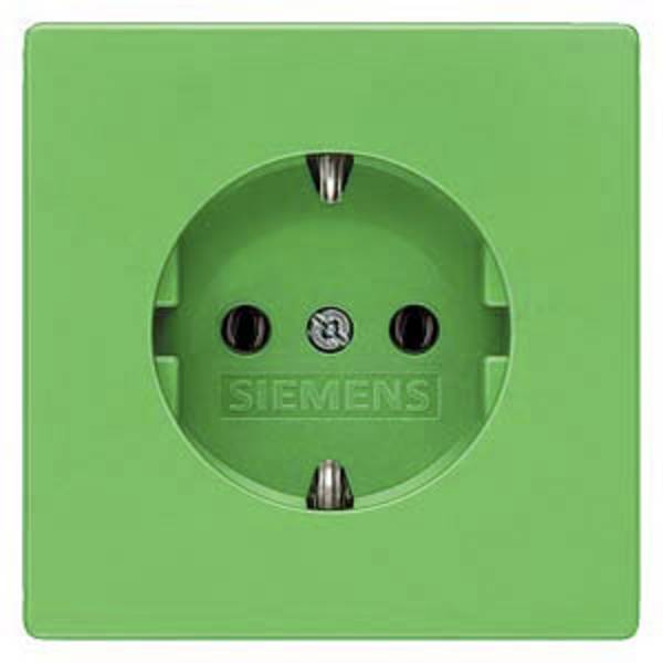 Siemens 5UB1835  Wandcontactdoos met randaarde  Delta Groen Schakelmateriaal 1 stuk(s)