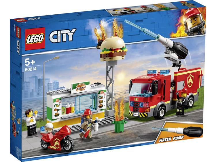 Lego 60214 City Brandweer Burger-Bar