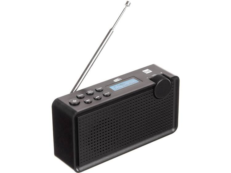 Dual DAB 85 FM Transistorradio FM Herlaadbaar Zwart