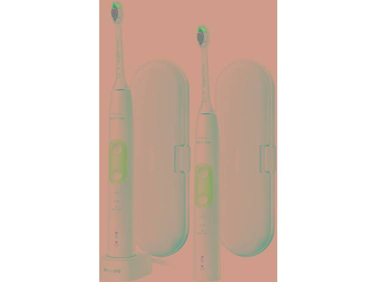 Philips Sonicare elektrische tandenborstel HX6857-34, 2 opzetborsteltjes, set van 2