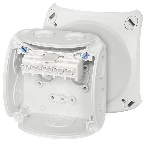 Hensel DK 0202 G Aftakkast (l x b x h) 62 x 93 x 93 mm Grijs-wit (RAL 7035) IP66 1 stuk(s)