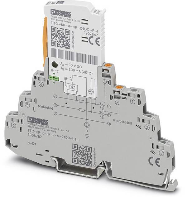 Phoenix Contact 2906787 TTC-6P-3-HF-F-M-24DC-UT-I Overspanningsveilige afleider 1 stuk(s)
