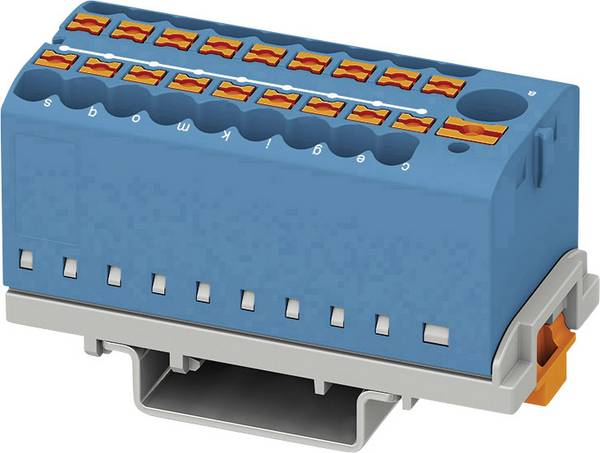 Phoenix Contact 3273112 Verdeelblok 28.6 mm Spanveer  Blauw 8 stuk(s)