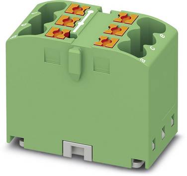 Phoenix Contact 3273272 Verdeelblok 15.6 mm Spanveer  Groen 10 stuk(s)