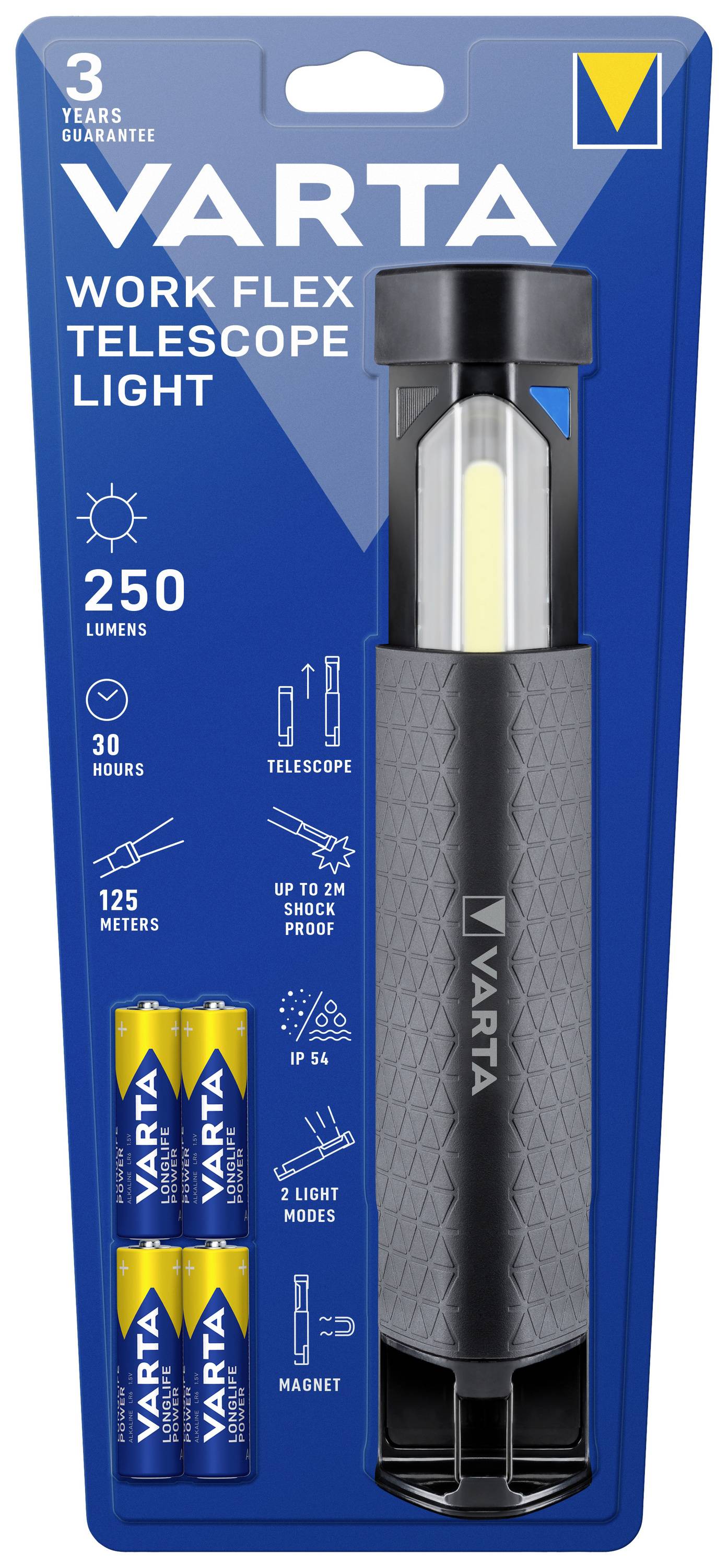 Varta Work Flex 4AA telescooplamp-2