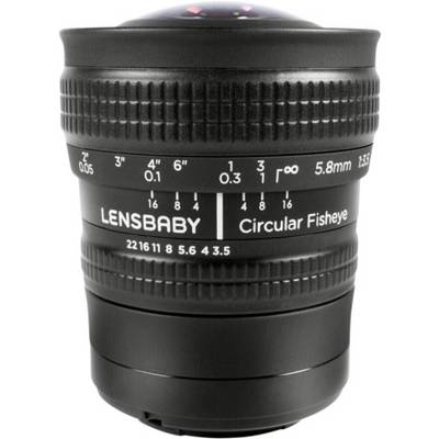 Lensbaby Circular Fisheye Sony E LBCFEX Fisheye-objectief f/22 - 3.5 5.8 mm