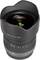 Groothoeklens met diafragma f/4, brandpuntsafstand 7-14 mm, zwarte behuizing en lenskapje. Ideaal voor landschapsfotografie.