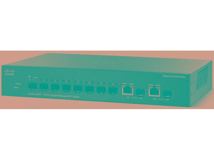 Cisco SG350-10SFP Managed L2-L3 1U Zwart
