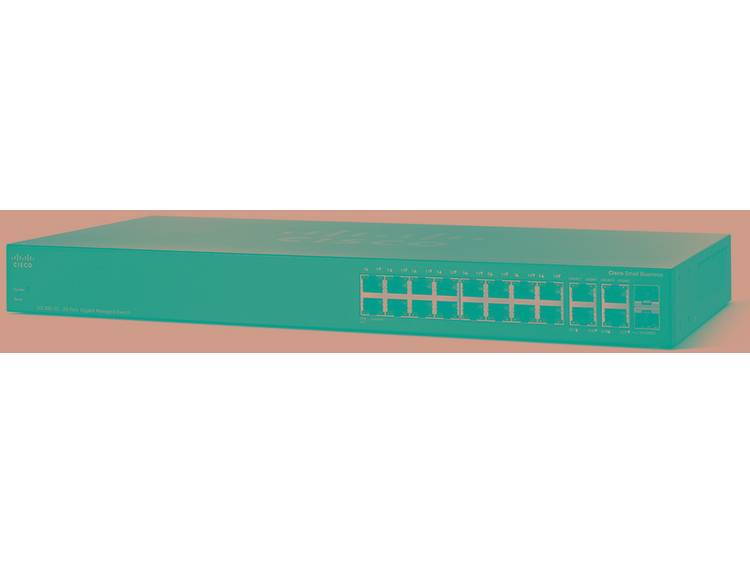 Cisco SG350-20 Managed L2-L3 Gigabit Ethernet (10-100-1000) 1U Zwart