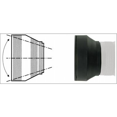 Kaiser Fototechnik Streulichtblende 3 in 1 72 mm Tegenlichtkap 