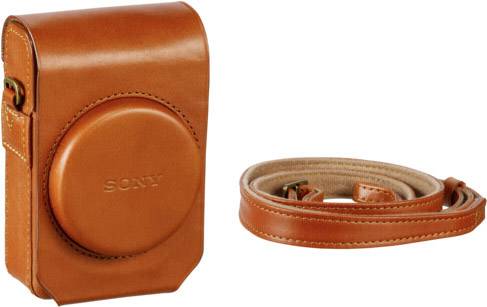 Sony Sony LCS-RXGT Kameratasche braun Cameratas Binnenafmetingen (bxhxd) 7.1 x 11.8 x 4.9 cm Bruin