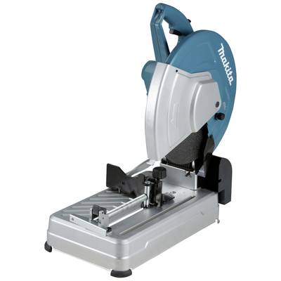 Metaalzaag op tafel met blauwe handgreep, geschikt voor het nauwkeurig doorzagen van metalen onderdelen.