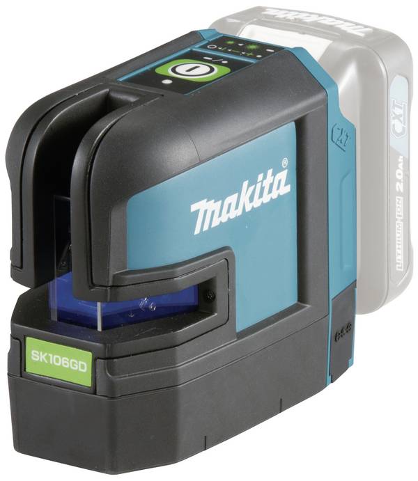 Makita SK106GDZ Kruislijnlaser   Reikwijdte (max.): 35 m